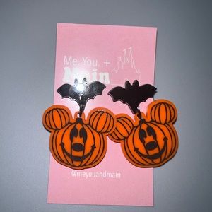 Mickey Mouse pumpkin earrings